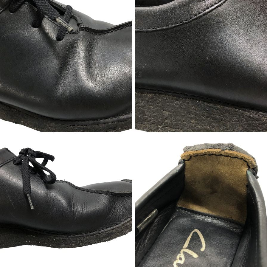 クラークス レザーシューズ アルバーニ メンズ レザー サイズUK9G ブラック Clarks 約28.0cm【AFC44】