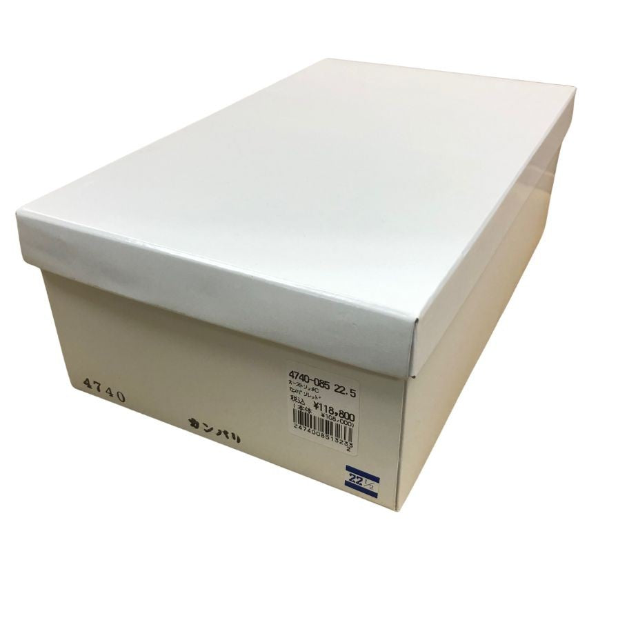 新宿屋 レザーパンプス オーストリッチ 4740-085 レッド×ブラック 22.5㎝ レディース shinjukuya 約22.5cm【AFD9】