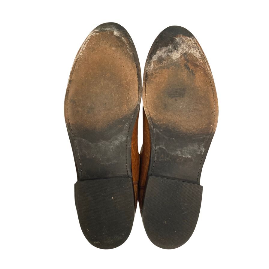 ルケーシー 2000 ローパーブーツ レザーコンビ メンズ サイズ8.5D ライトブラウン Lucchese 2000 約27.0cm【AFC5】
