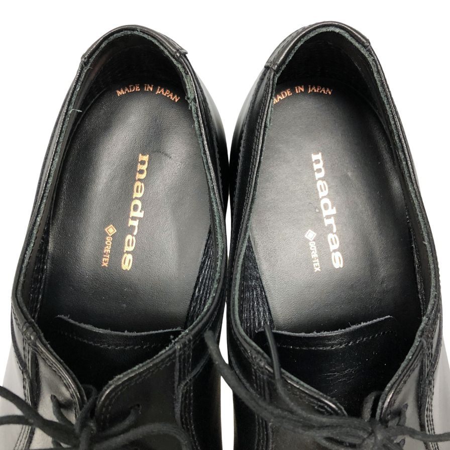マドラス ドレスシューズ ストレートチップ ゴアテックス 内羽根 ブラック メンズ サイズ26 Madras GORE-TEX 約26.0cm【AFC3】