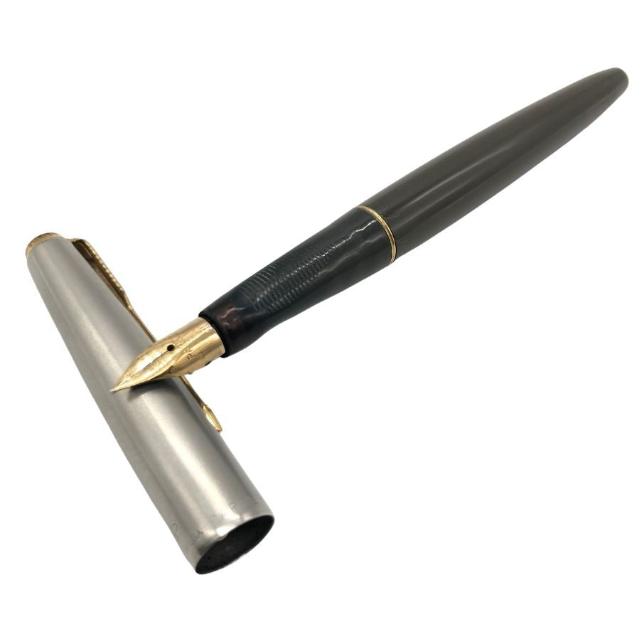 中古◆パーカー 万年筆 ペン先14K 63 シルバー系 PRAKER【AFI3】
