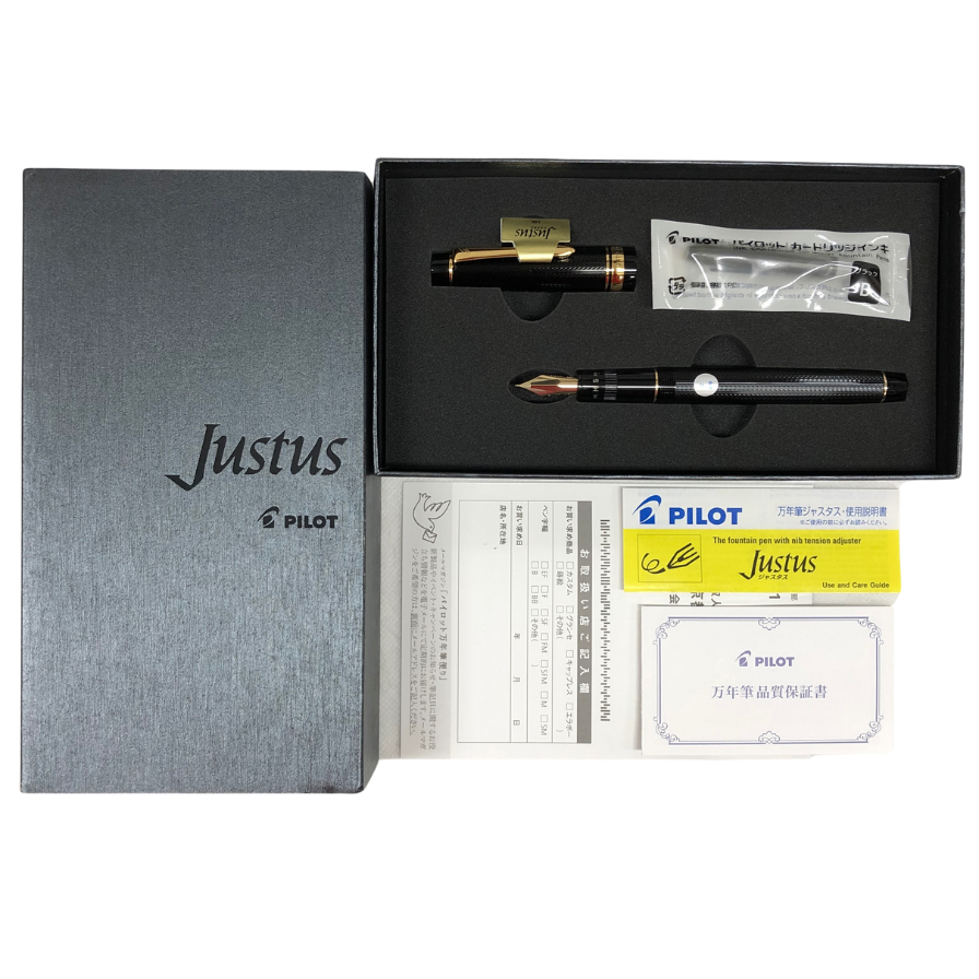 パイロット 万年筆 Justus95 ペン先14K FJ-3MR-NB-F ブラック PILOT【AFI21】