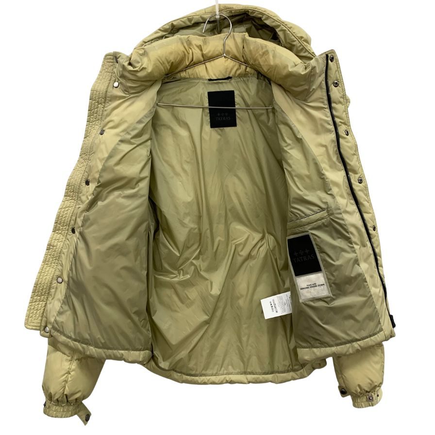 美品◆タトラス ダウンジャケット ボエシオ MTAT21A4566-D ベージュ メンズ サイズ01 TATRAS BOESIO 【AFB1】