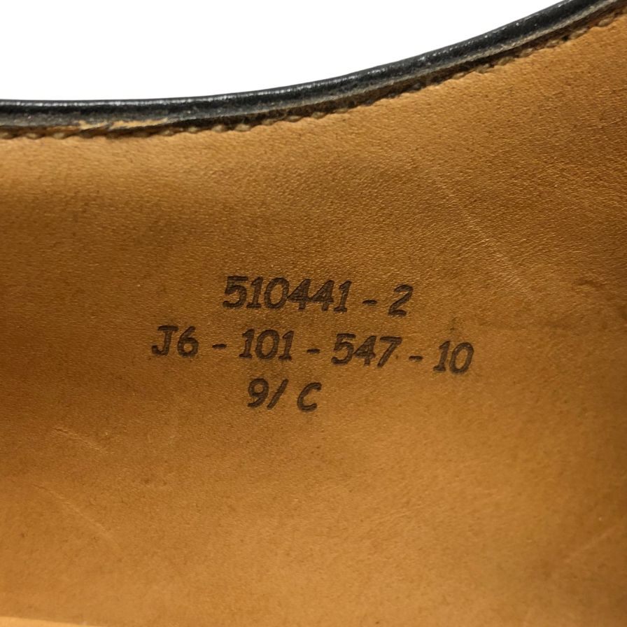 ジェイエムウエストン レザーシューズ 547 ホールカット パンチド ブラック メンズ サイズ9.5 J.M.WESTON ビジネスシューズ 約28.0cm【LA】【中古】