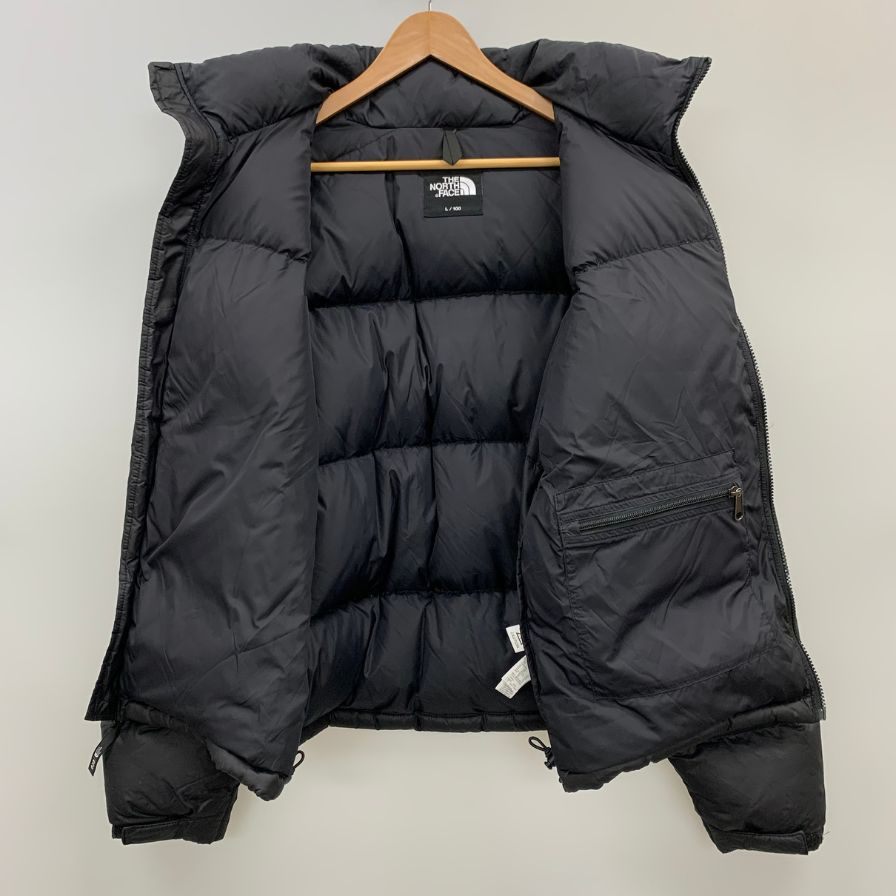 極美品◆ノースフェイス ダウンジャケット NJ1DN75A ヌプシ 韓国モデル ECO NUPTSE JACKET ブラック サイズL THE NORTH FACE 【AFA1】