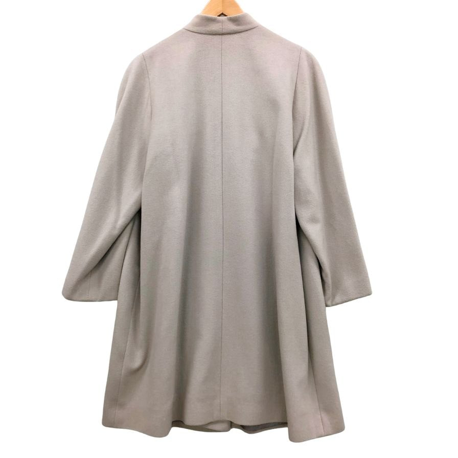 中古◆スーペリア ガルボ ノーカラー カシミアコート レディース サイズ9 Superior Galbo 【AFB22】
