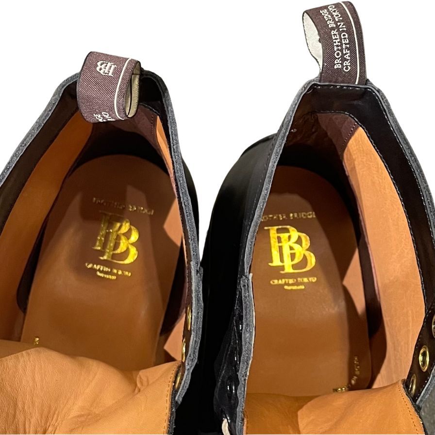 ブラザーブリッジ モンキーブーツ HENRY ヘンリー ブラック サイズ9 BROTHER BRIDGE ブーツ 約27.0cm【LA】【中古】