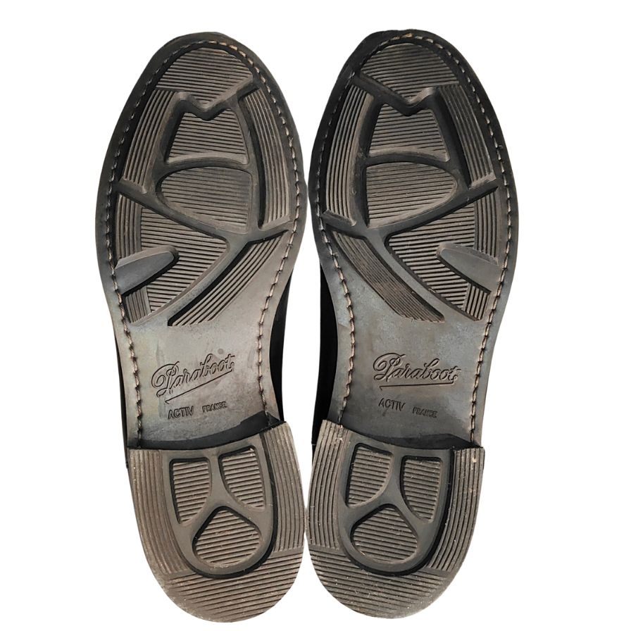 パラブーツ レザーシューズ サイドゴアブーツ ブラック メンズ サイズUK6.5 PARABOOT 約25.5cm【LA】【中古】