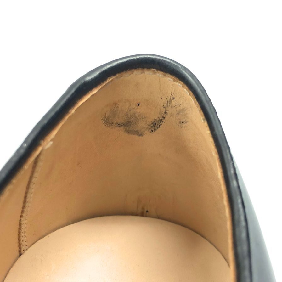 ブルックスブラザーズ ビジネスシューズ 00069 プレーントゥ カーフ ブラック サイズUS7.5 メンズ Brooks Brothers ビジネスシューズ 約25.5cm【LA】【中古】
