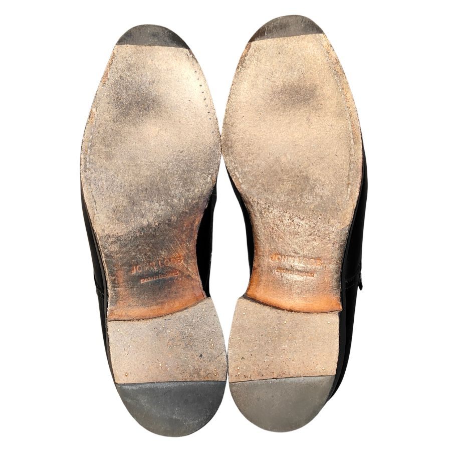 ジョンロブ レザーシューズ ウィリアム ダブルモンク 9795ラスト サイズ6E メンズ ブラック JOHN LOBB ビジネスシューズ 約24.5cm【LA】【中古】