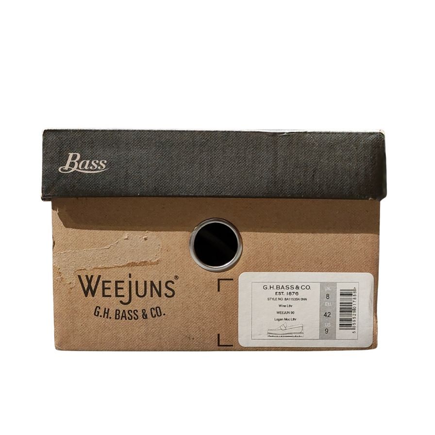 ジーエイチバス ローファー ウィージャンズ ローガン サイズ9 メンズ ブラウン系 G.H.Bass&Co. WEEJUNS LOGAN ローファー 約28.0cm【LA】【中古】