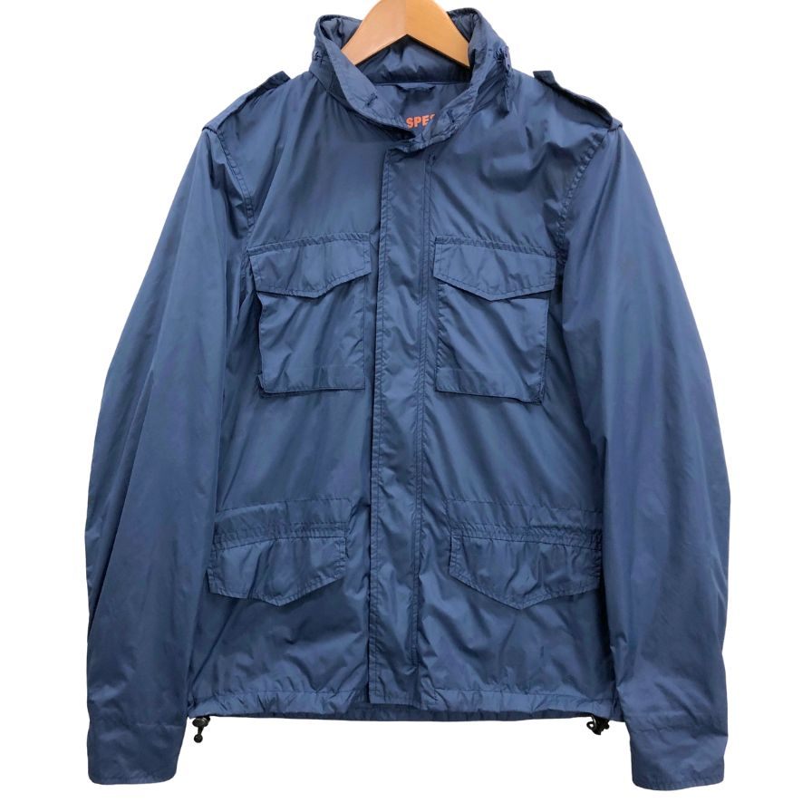 中古◆アスペジ ジャケット MINIFIELD VENT M65 ミリタリー ナイロン メンズ ブルー サイズ XS ASPESI 【AFB37】