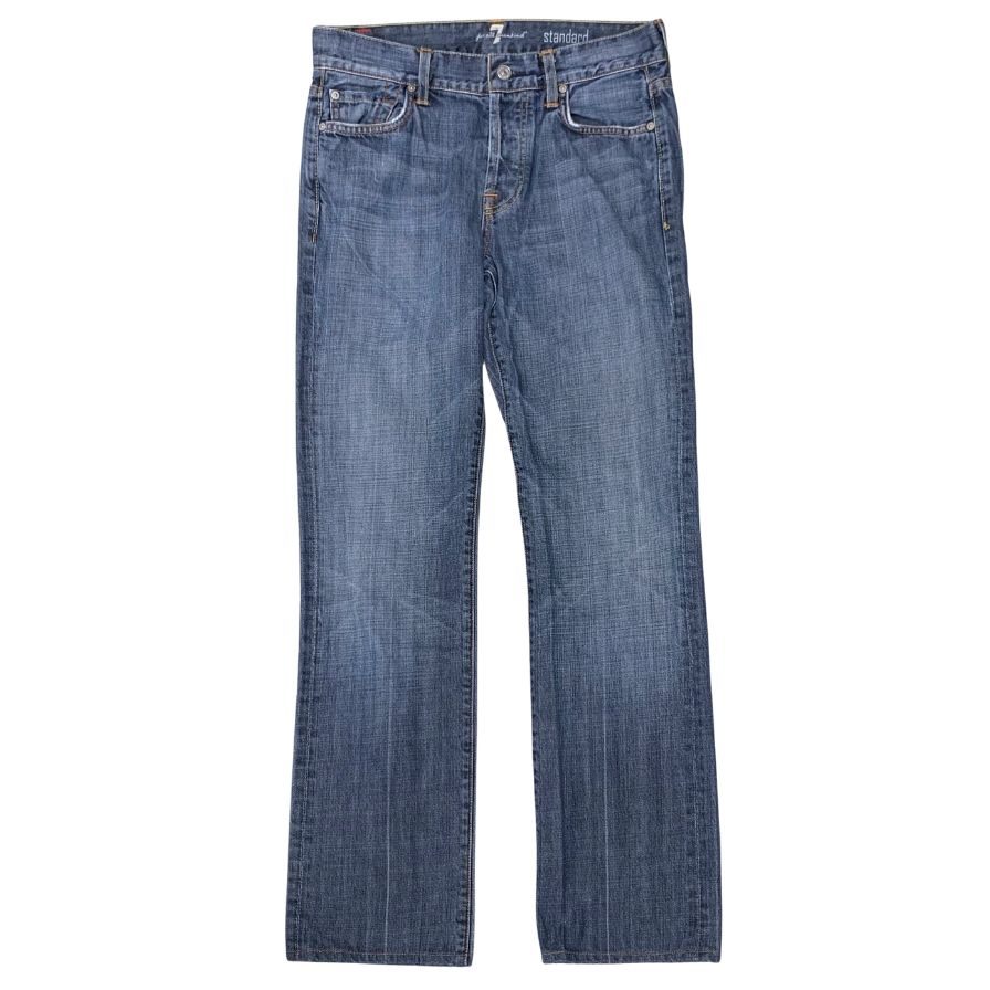 セブンフォーオールマンカインド デニムパンツ スタンダード ブルー サイズ31 ブルー 7 for all mankind 【AFB1】