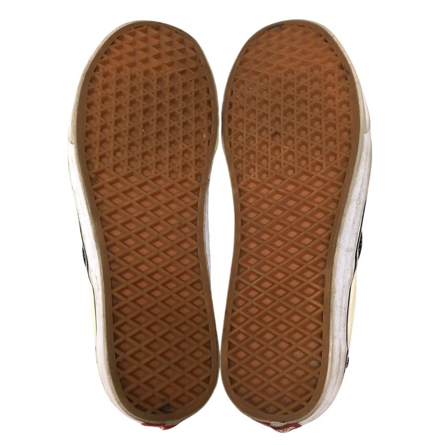 バンズ スリッポン チェッカー ブラック×ホワイト メンズ サイズ28.5 VANS 約28.5cm【AFC41】