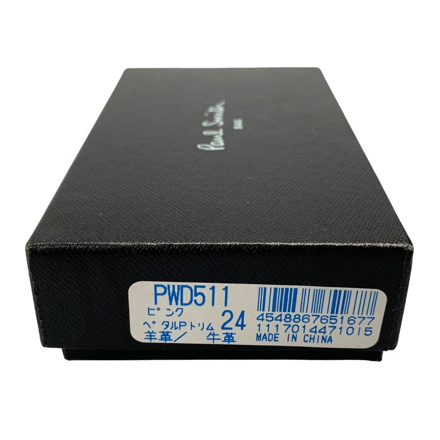 ポールスミス キーケース PWD511 レザー 花柄 レディース ピンク Paul Smith【AFI13】