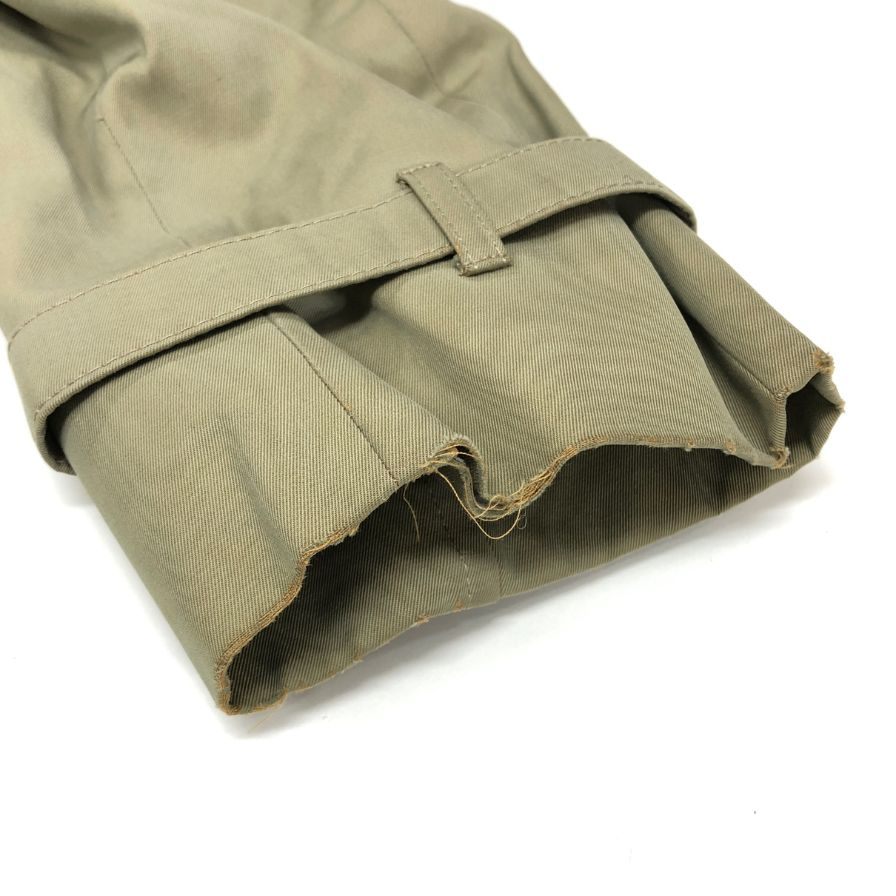 中古◆アクアスキュータム トレンチコート 70S アクア5 イングランド製 カーキ メンズ サイズ表記なし Aquascutum 【AFA11】