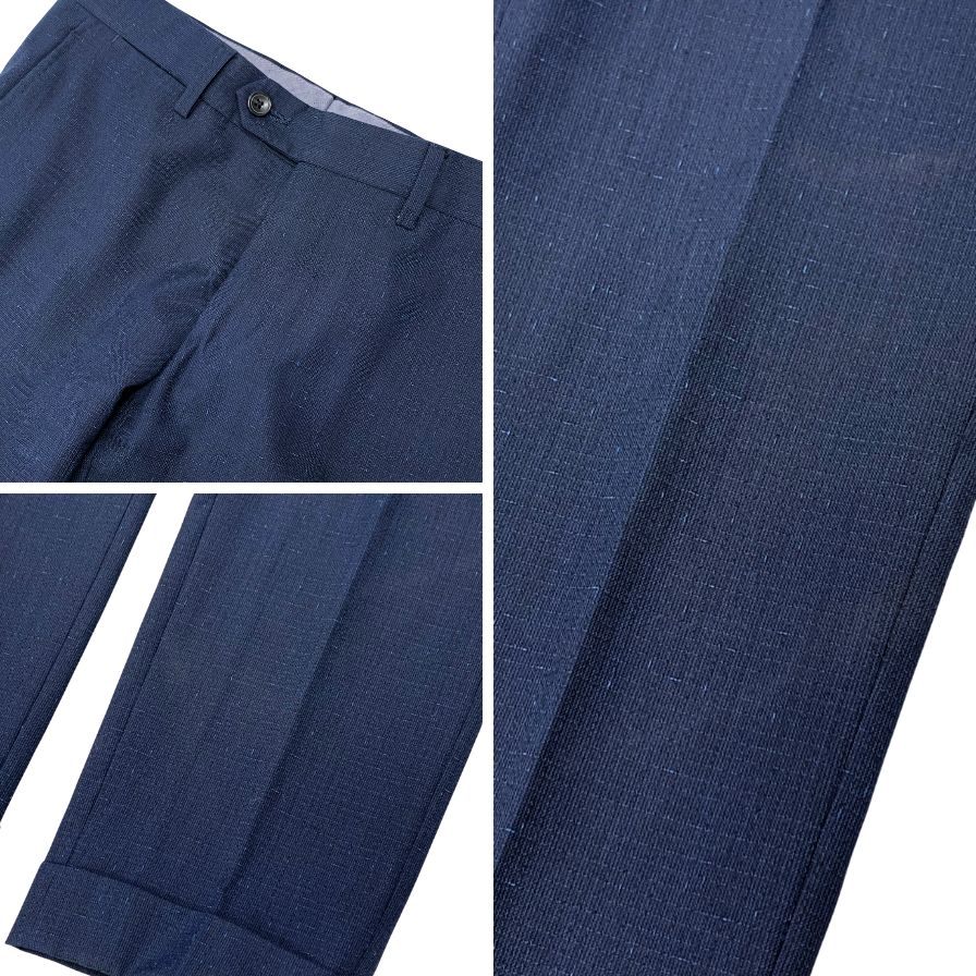 タリアトーレ ブリッラペルイルグスト別注 スリーピース スーツ 3SVJ22B01 ウール コットン ネイビー系 メンズ サイズ42/7R TAGLIATORE【AFB18】