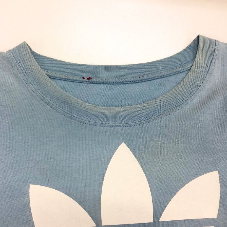 中古◆グッチ×アディダス 半袖Tシャツ ブルー サイズS メンズ 616036 GUCCI×adidas 【AFB3】