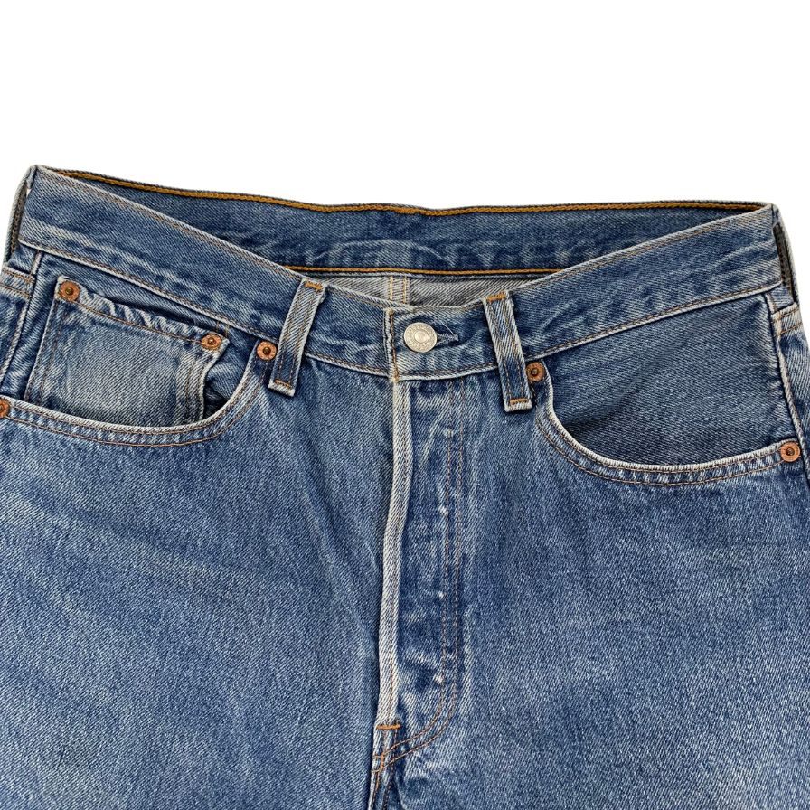 リーバイス デニム 501 90年代 USA製 ボタン裏653 インディゴ メンズ サイズ W32 L34 LEVI’S 【AFB4】