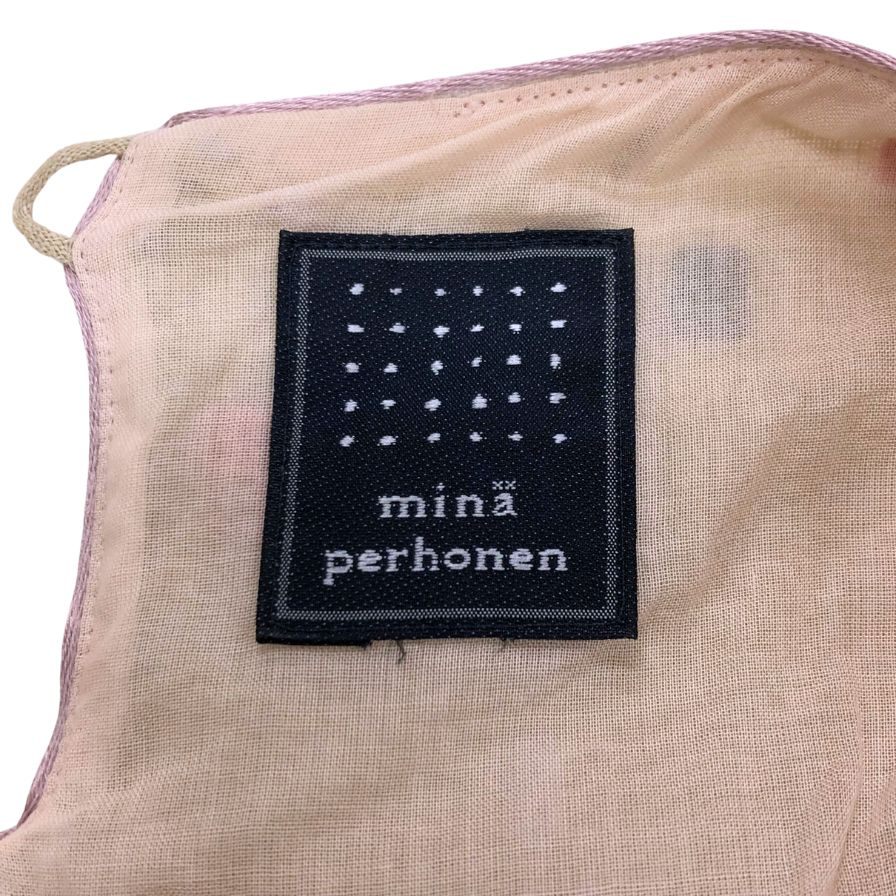 美品◆ミナペルホネン ワンピース komado レディース サイズ36 ベージュ mina perhonen 【AFB41】