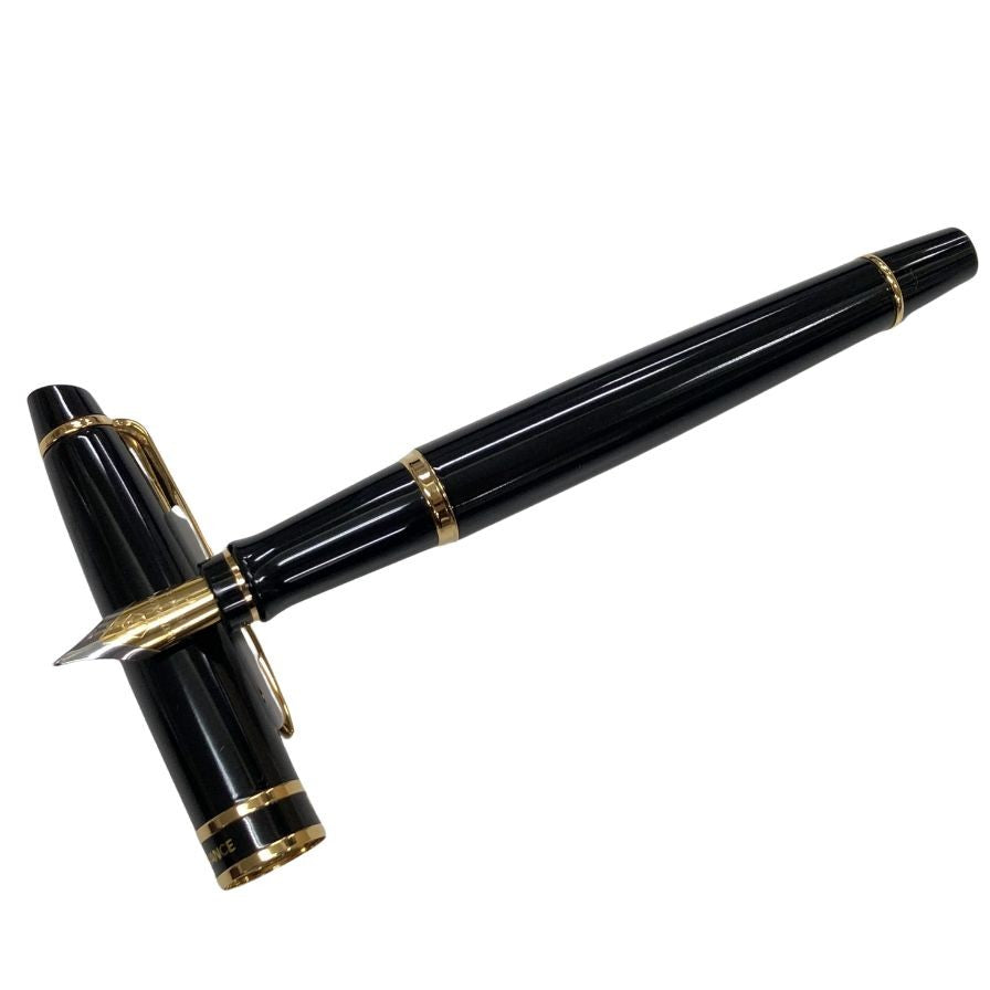 ウォーターマン 万年筆 エキスパート エッセンシャル ブラック ゴールド Fニブ WATERMAN【AFB53】