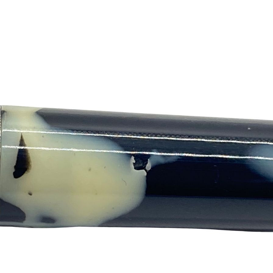 美品◆ブルガリ ビーゼロワン ボールペン ツイスト式 シルバー&ブラック BVLGARI【AFI3】