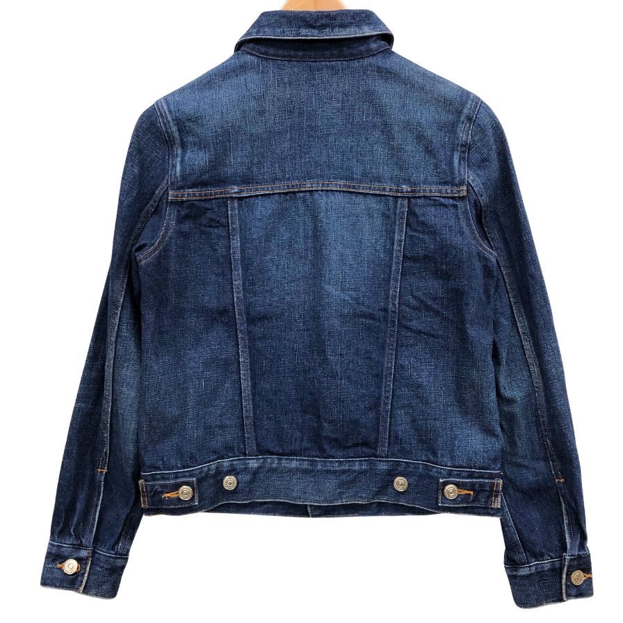 美品◆ヤエカ デニムジャケット ネイビー メンズ サイズM 16-12U YAECA 【AFB35】