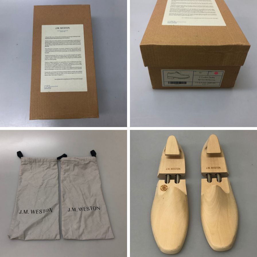 ジェイエムウェストン スエード Uチップ チロリアン ダービーシューズ 320 メンズ サイズ6 ブラック J.M.WESTON 約25.5cm【AFD15】