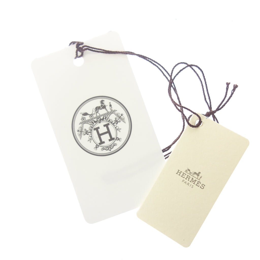 新品同様◆エルメス ハンドタオル ステアーズ コットン100% ブルー系 HERMES【AFI22】