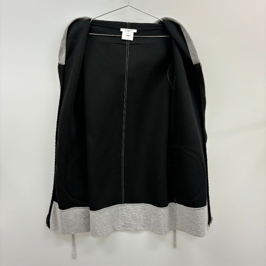 美品◆ジバンシー ジップアップパーカー レーヨン メンズ サイズS グレー 10A 3705 440 GIVENCHY 【AFB5】