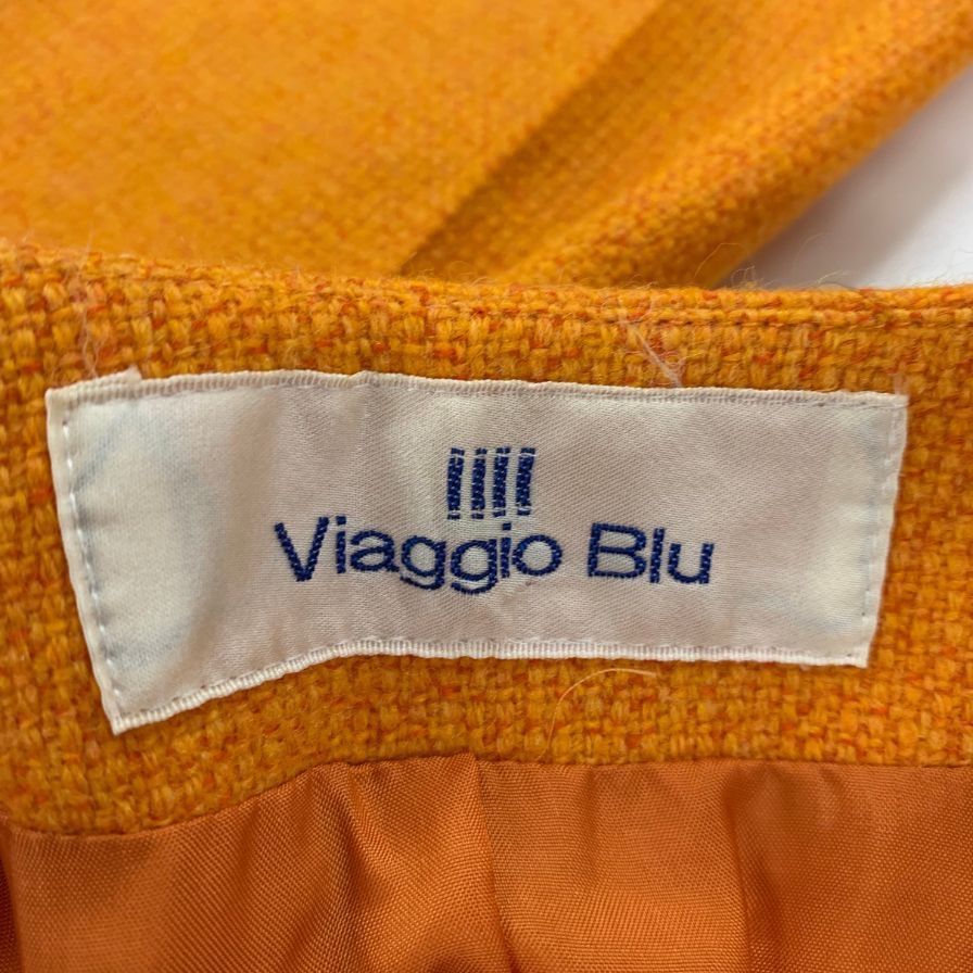 ビアッジョ ブルー ジャケット パンツ セットアップ キャロット レディース サイズ2 2605-45103 オレンジ Viaggio Blu【AFB11】