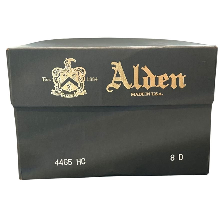 オールデン レースアップブーツ 4465HC コードバン サイズUS8D メンズ ブラック ALDEN ブーツ 約26.0cm【LA】【中古】