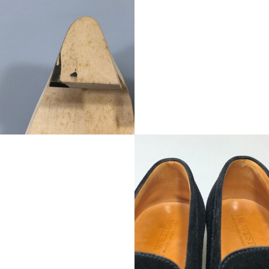 ジェイエムウエストン 180シグニチャーローファー スエード ブラック UK7E J.M.WESTON ローファー 約26.0cm【LA】【中古】