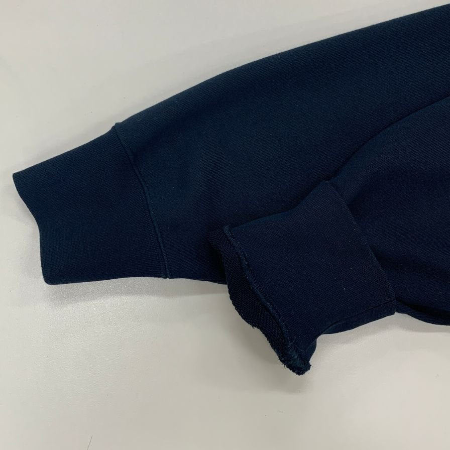 中古◆ザ ノースフェイス パーカー バック スクエア ロゴ フーディー NT12034 裏パイル ネイビー メンズ サイズL THE NORTH FACE 【AFB15】