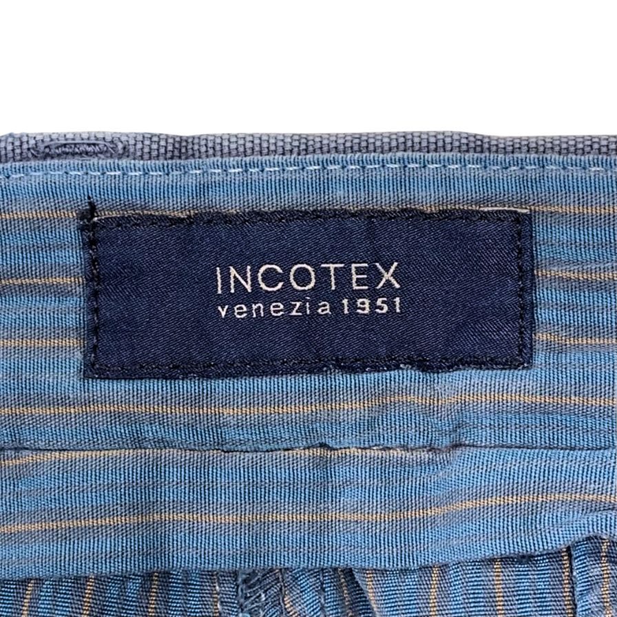 インコテックス スラックス メンズ ブルー サイズ46 INCOTEX 【AFB44】