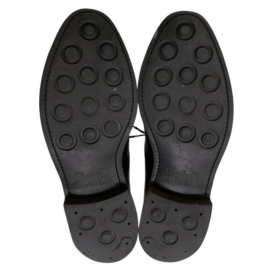 ロイドフットウェア レザーシューズ ストレートチップ 1213EW10 カーフ サイズ7.5E メンズ ブラック Lloyd Footwear 約26.5cm【AFC3】