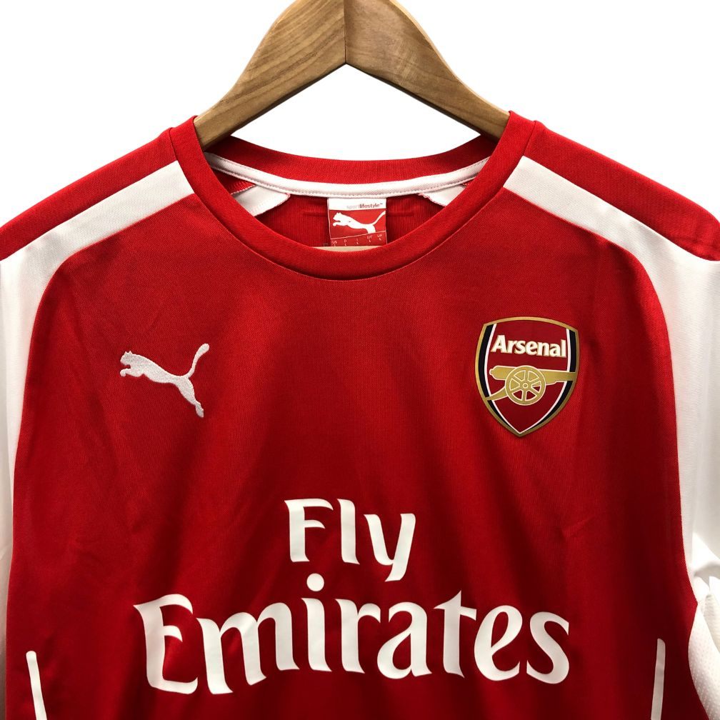 新品同様◆プーマ 半袖Tシャツ ユニフォーム アーセナル 2014/2015 ユニセックス サイズL PUMA 【AFB21】