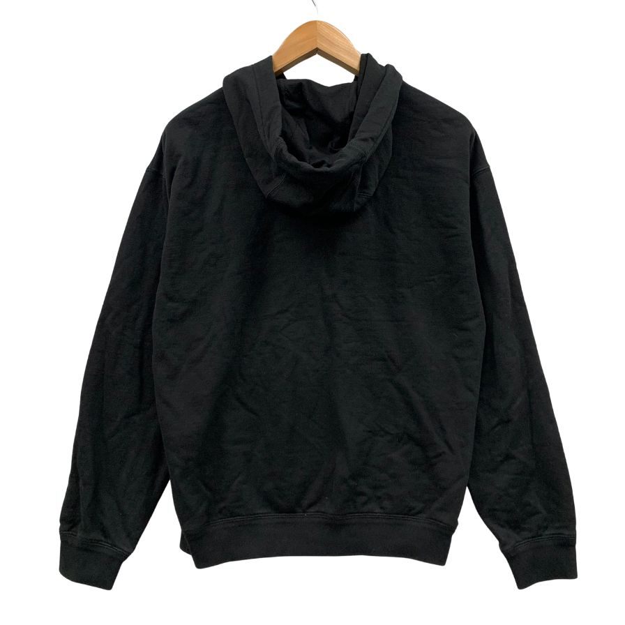 美品◆ヴェルサーチ パーカー バロッコアカンサスプリント A87476 メンズ コットン サイズXS ブラック イエロー VERSACE 【AFB35】