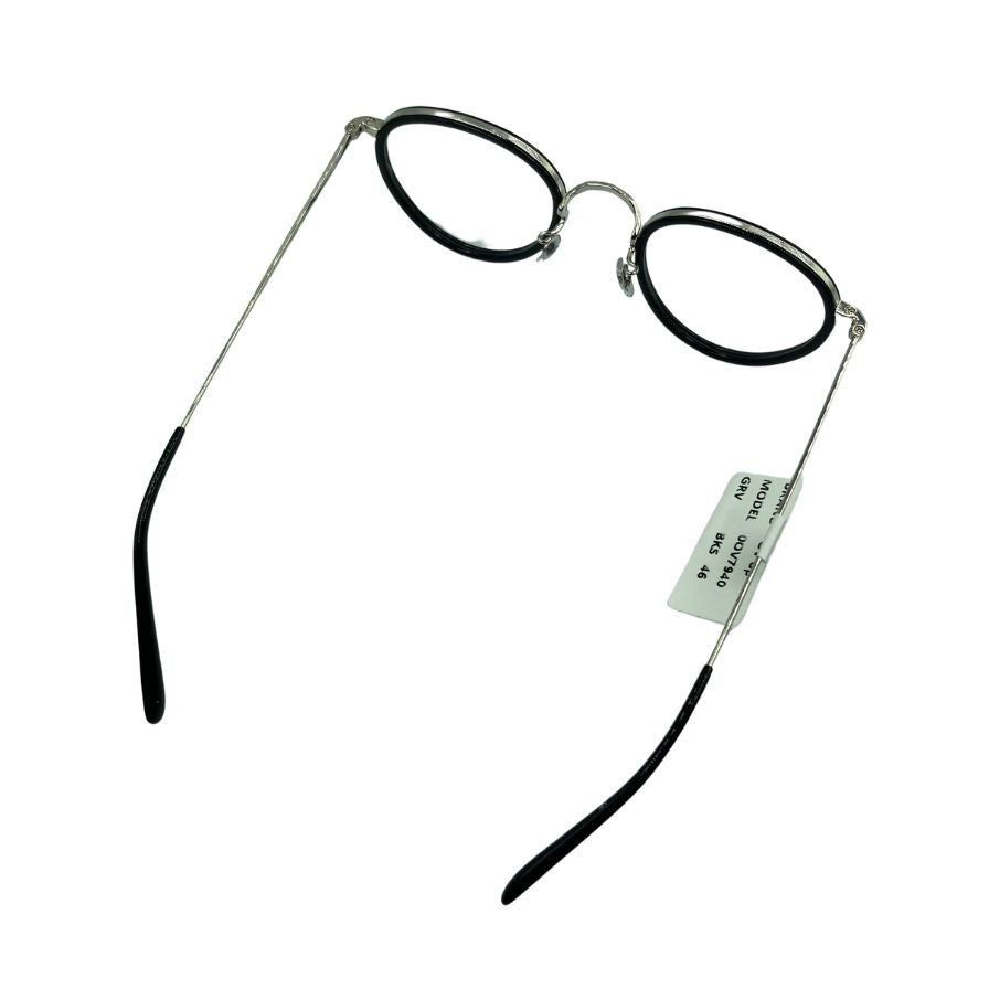 オリバーピープルズ メガネ サングラス MP-2 雅 46□24-148 黒×シルバー OLIVER PEOPLES【AFI2】