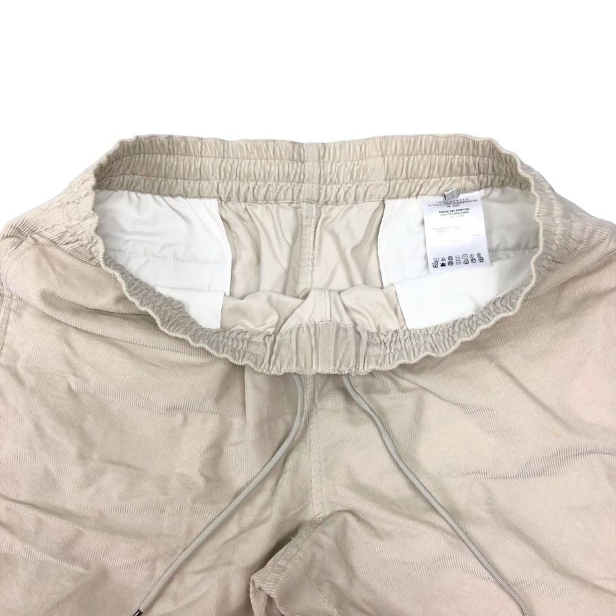 モンクレール 19AW ジップパンツ PANTALONE コーデュロイ ホワイト メンズ サイズ50 MONCLER 【AFB37】