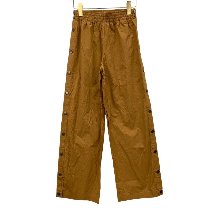 メゾンマルジェラ パンツ サイドリベット コットン×ナイロン コットン ブラウン レディース サイズ36 51KA037047445 Maison Margiela 【AFB24】