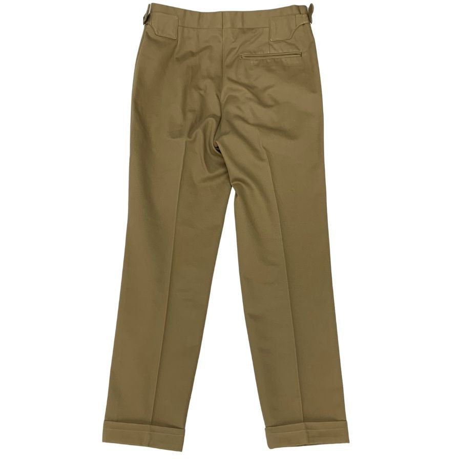 イガラシトラウザーズ ビームスF別注 ツ-インプリーツ コットンパンツ カーキ サイズ44 メンズ 五十嵐 IGARASHI TROUSERS BEAMS 【AFB30】