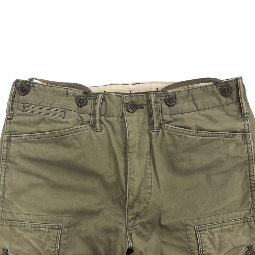 ダブルアールエル カーゴパンツ コットン サイズW30L30 メンズ カーキ RRL 【AFB43】