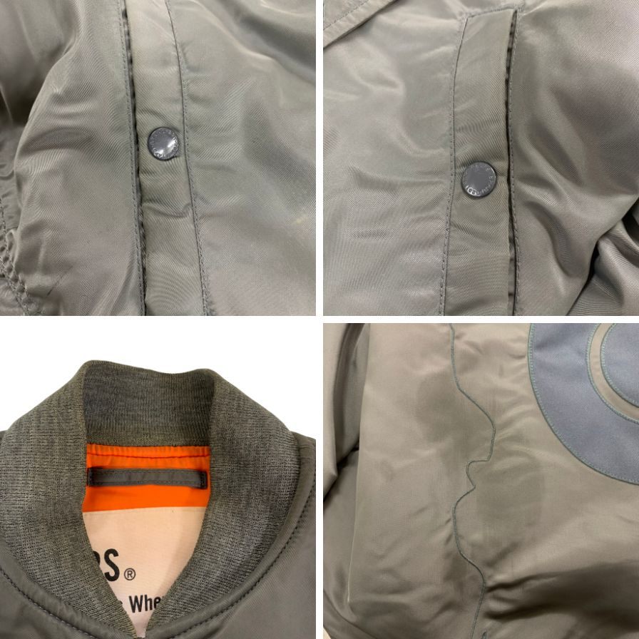 中古◆ダブルタップス 16AW MA-1 カーキ メンズ サイズM WTAPS 【AFA9】