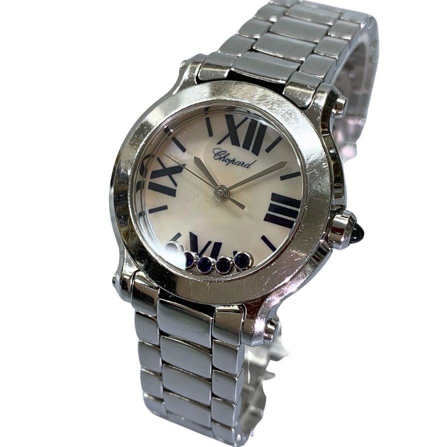 ショパール 腕時計 8509 ハッピースポーツ 5Pブルーサファイア クォーツ レディース 不動品 Chopard【AFI20】