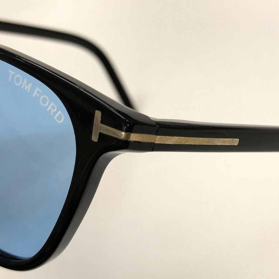 トム フォード サングラス TF 1040-D ECO 01V 52□18 140 ブルーレンズ メンズ ブラック TOM FORD【AFI18-2】