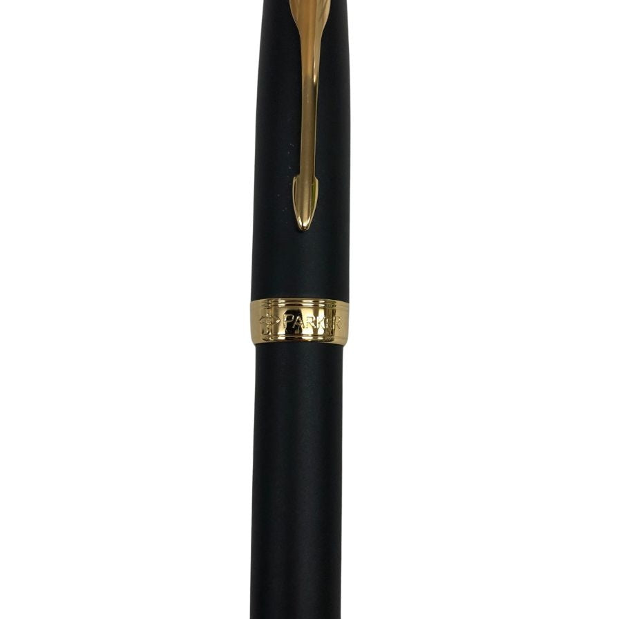 パーカー 万年筆 ソネット 細字 ペン先 18K 750 オリジナル M ブラック ゴールド GT PARKER SONNET【AFI6】