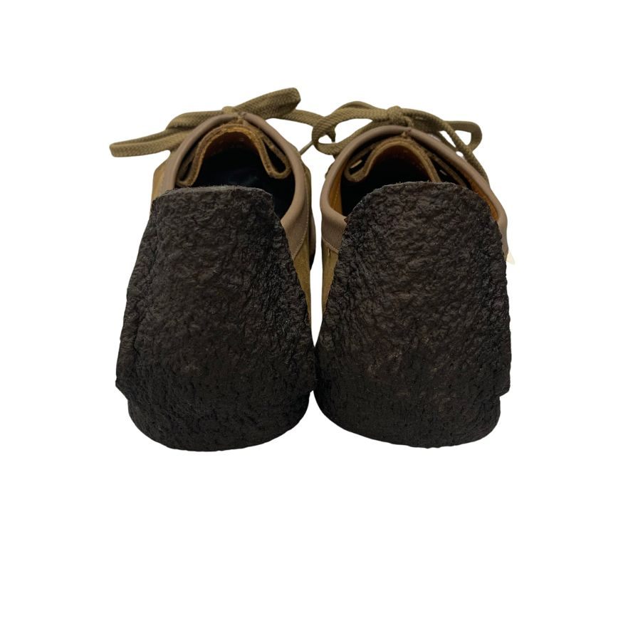 新品同様◆クラークス レザーシューズ スエード ワラビー ブラウン メンズ サイズ7 Clarks Wallabee【AFC33】