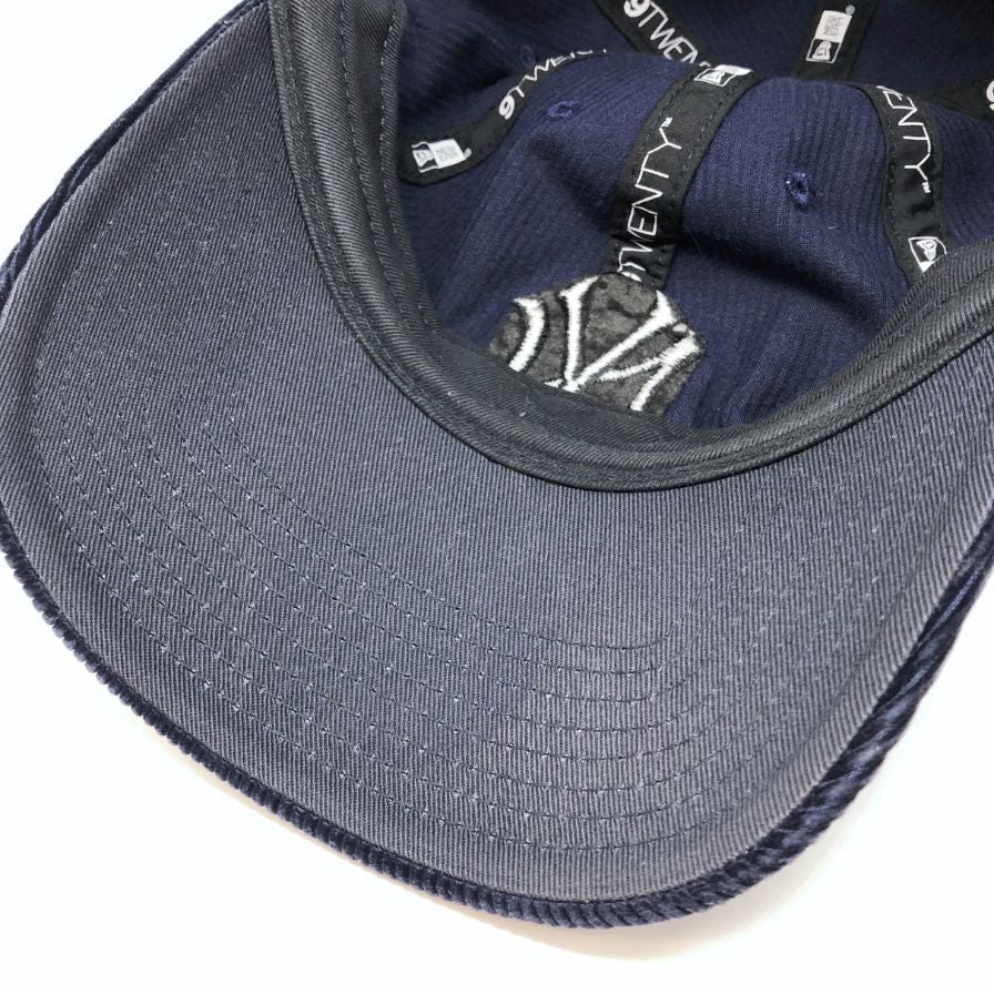 ニューエラ ベースボール キャップ COOPERSTOWN COLLECTION ヤンキース ロゴ コーデュロイ メンズ 9TWENTY ネイビー NEW ERA【AFI20】