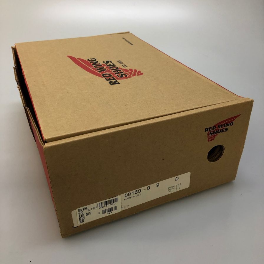 レッドウィング 17年製 ワークブーツ 9160 ブラックスミス メンズ 9D REDWING 約27.0cm【AFD15-2】